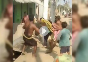 Odisha viral video cop thrashed