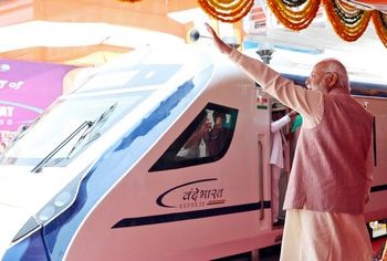 PM Modi flags off Goa-Mumbai Vande Bharat Express