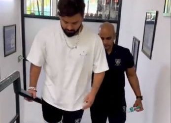 Rishabh Pant shares video of his recovery