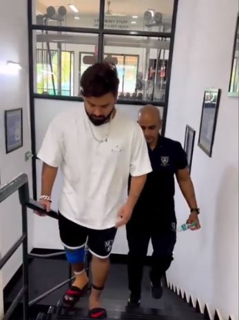 Rishabh Pant shares video of his recovery