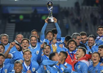 Uruguay team win the U-20 World Cup 2023 beat Italy 1-0 (Image: livescore/Twitter)