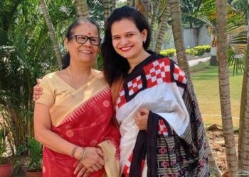ACP Sagarika Nath with her mother