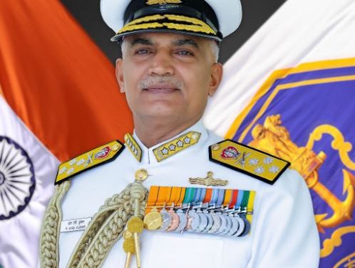 Indian Navy Chief Admiral R Hari Kumar
