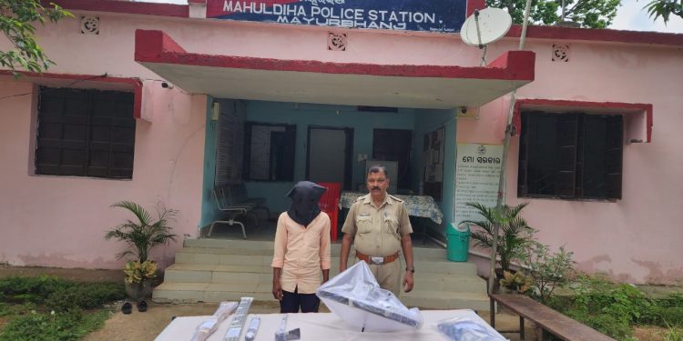 BARIPADA-GUN-SEASED Illegal gun manufacturing Mayurbhanj