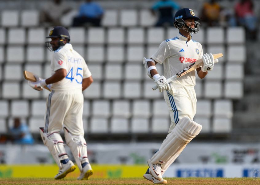 Yashasvi Jaiswal scores maiden Test century at Dominica