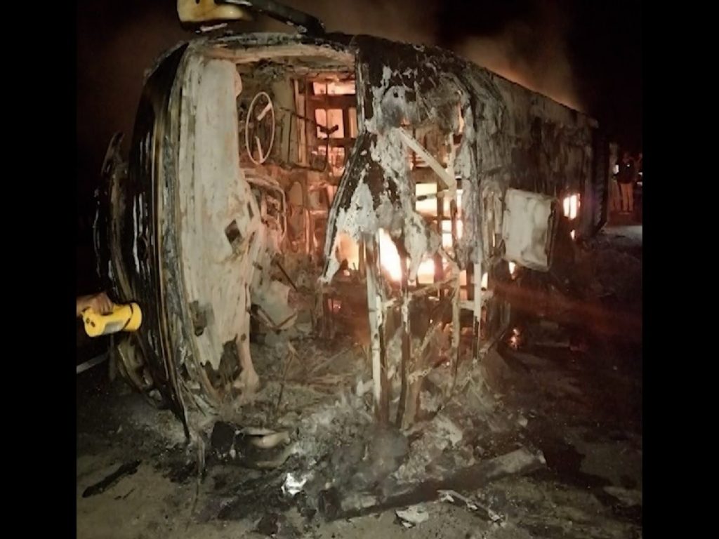 Maharashtra bus accident: Amravati RTO report rules out tyre burst, speeding