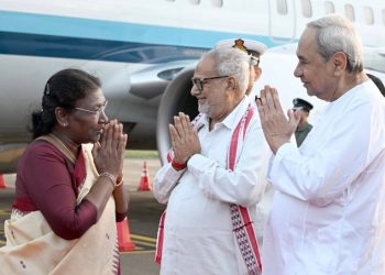 Murmu reaches Odisha on three-day tour