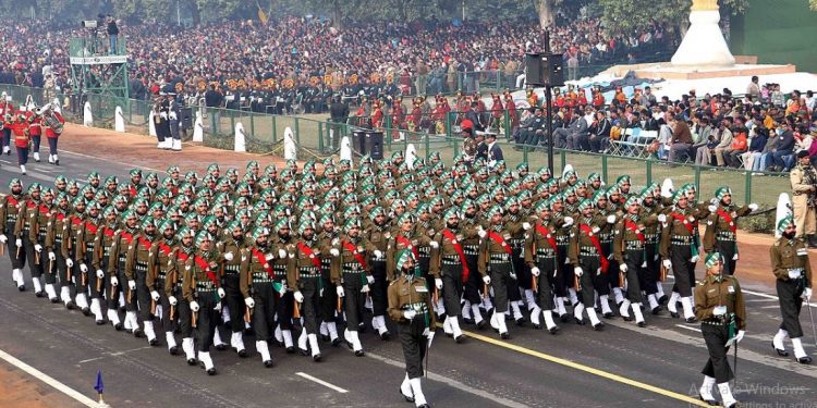 Punjab Regiment - Bastille Day parade