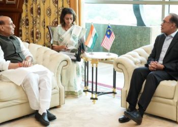 Defence Minister Rajnath Singh discusses deepening of bilateral ties with Malaysian PM Anwar Ibrahim