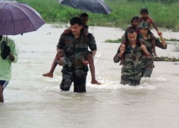 Indian Army carries out rescue operations in flood affected regions