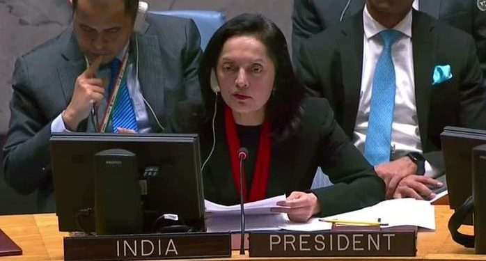 India's permanent representative at United Nations Ambassador Ruchira Kamboj