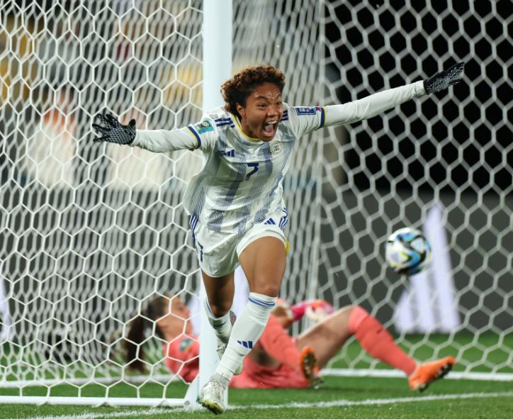 Sabrina Bolden scores against New Zealand at FIFA Women's World CUP 2023