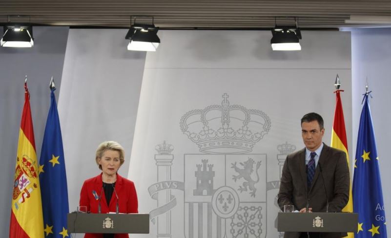 Spain's EU Presidency - Pedro Sanchez - Ursula von der Leyen