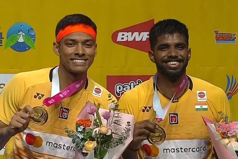 Chirag Shetty Satwiksairaj Rankireddy win Korea Open Men's Double Title