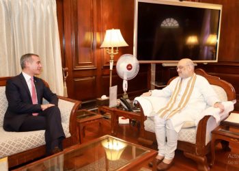 Home Minister Amit Shah meets US Ambassador to India Eric Garcetti