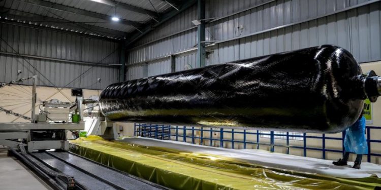 Skyroot Aerospace completes carbon fibre 10 meters long, 1.7 meters diameter, Stage-1 motor case for Vikram-I