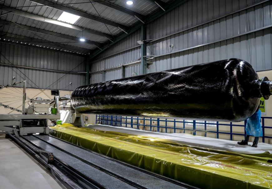 Skyroot Aerospace completes carbon fibre 10 meters long, 1.7 meters diameter, Stage-1 motor case for Vikram-I