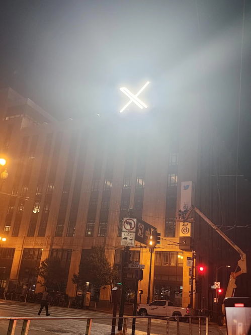 Sleepless neighbours fume at new X logo, Musk says won't leave San Francisco