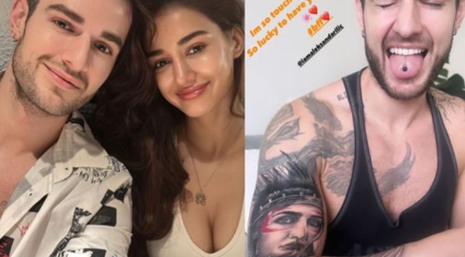 Disha Patani, Aleksander Alex Ilic, tattoo