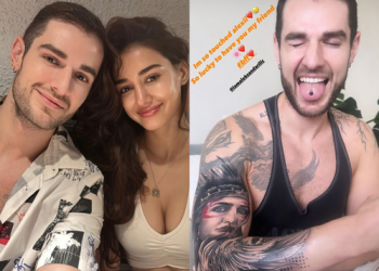 Disha Patani's 'BFF' Aleksander gets her face inked on his arm
