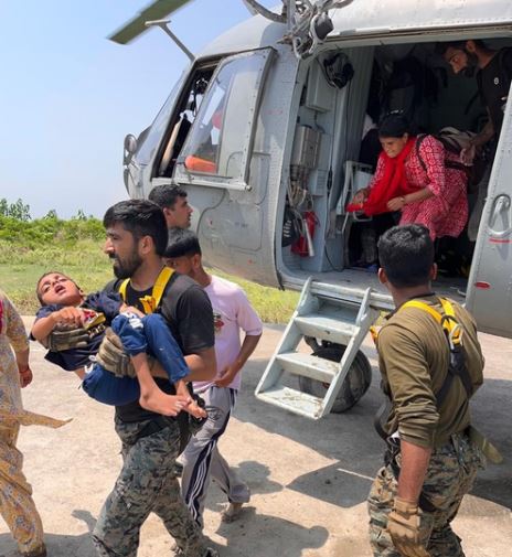 IAF's evacuation operation in Himachal
