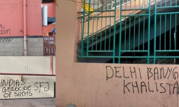 Delhi metro stations defaced with pro-Khalistan slogans