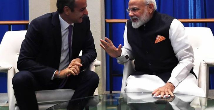 Narendra Modi - Kyriakos Mitsotakis