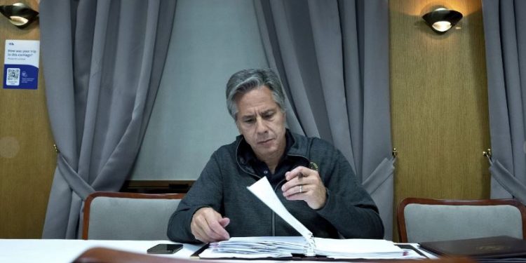 Blinken visits Kyiv in show of support for Ukraine's efforts to push out Russia's forces