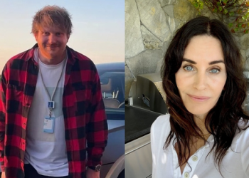 Ed Sheeran, Courtney Cox, Singer