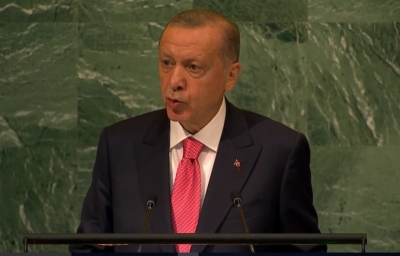 Erdogan again raises Kashmir at UN, criticises China over Uyghur issue