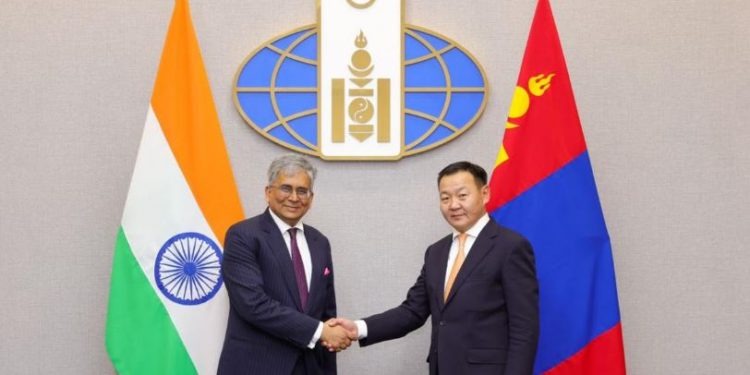 India - Mongolia - Secy Saurabh Kumar