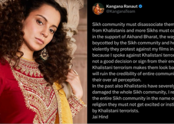 Kangana Ranaut slams Khalistan; urges Sikh community to come out in support of 'Akhand Bharat'