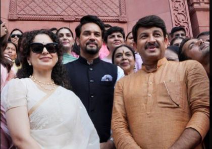 Women sportspersons, artistes visit new Parliament building, hail PM Modi on quota bill