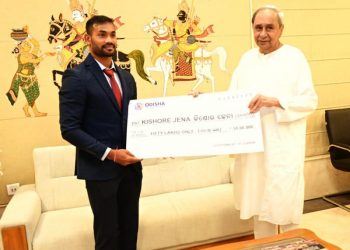 Javelin star Kishore Jena feted for his accomplishment