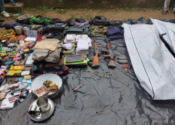 Two Maoists killed; huge cache of arms seized