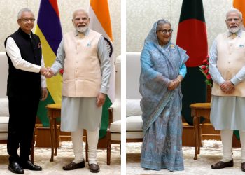 Modi Hasina Jugnauth