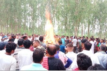 Mortal remains of former Odisha Speaker Surjya Narayan Patro consigned to flames