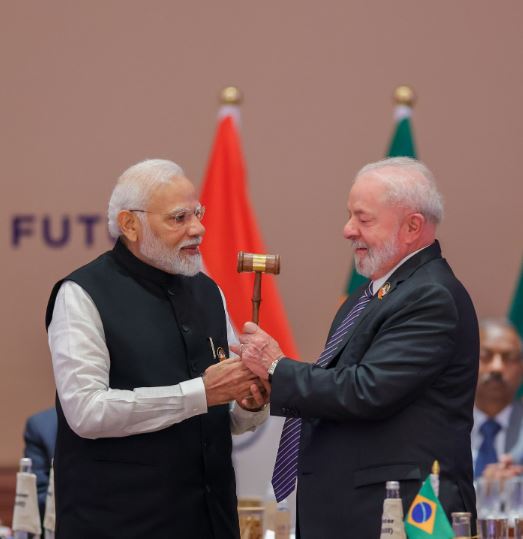 Narendra Modi - Luiz Inacio Lula da Silva