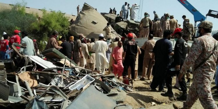 Pakistan Train Collision - Punjab Province