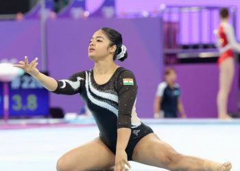 Indian Gymnast Pranati Nayak