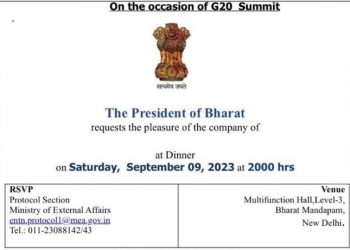 G20 dinner invite describes Droupadi Murmu as President of 'Bharat', triggers political slugfest