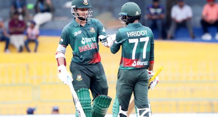 Shakib Al Hasan-Towhid Hridoy - Asia Cup - India - Bangladesh