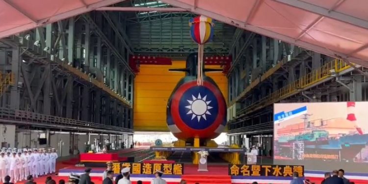 Taiwan domestically-made submarine Haikun