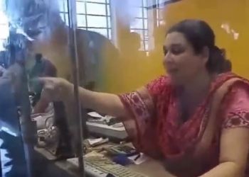 Ticket counter viral video