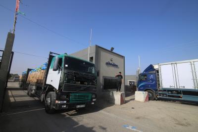 20 aid trucks enter Gaza from Rafah crossing for first time since conflict