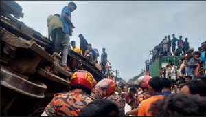 20 killed, 50 injured in Dhaka train collision