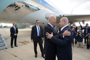 Biden lands in Israel in extraordinary wartime visit
