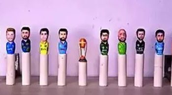 Odisha artist creates micro sculptures of captains of World Cup cricket participating teams