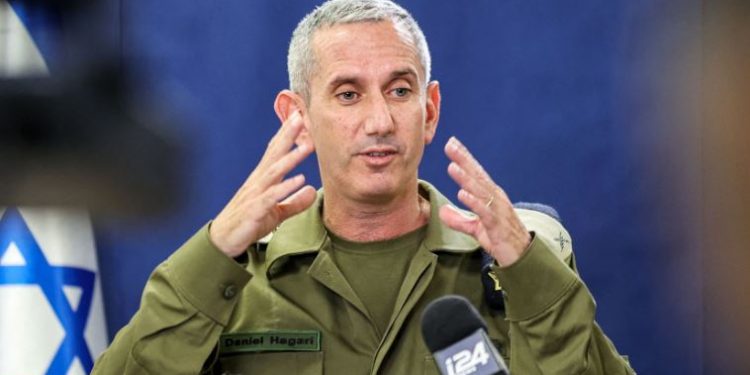 Israel Defense Force spokesperson Daniel Hagari