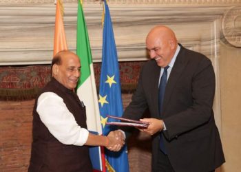 India - Italy - Rajnath Singh - Guido Crosetto